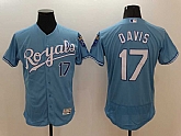 Kansas City Royals #17 Wade Davis Light Blue 2016 Flexbase Collection Stitched Baseball Jersey,baseball caps,new era cap wholesale,wholesale hats